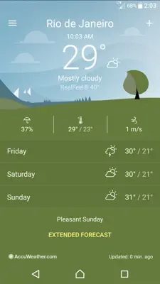 Weather android App screenshot 5